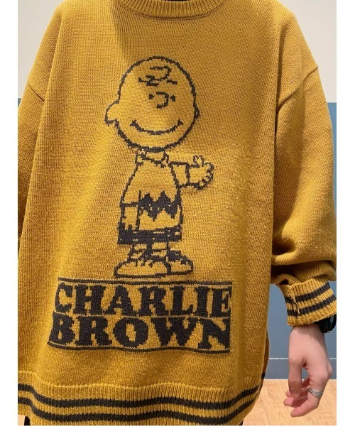 PEANUTS（ピーナッツ）の「【PEANUTS】スヌーピージャカードニット