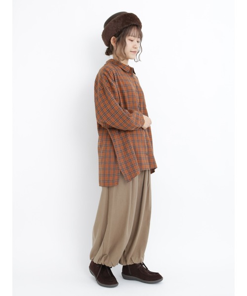 Samansa Mos2(サマンサ モスモス)の「やわらか両面起毛バルーンパンツ(その他パンツ・レディース・ベージュ/ネイビー/キナリ・フリ-)」の22枚目の写真