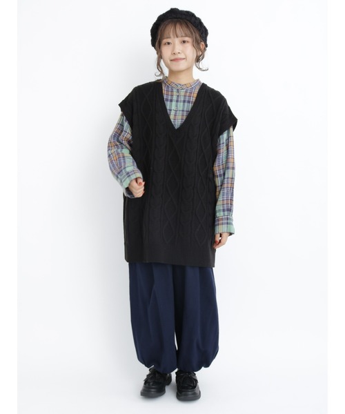 Samansa Mos2(サマンサ モスモス)の「やわらか両面起毛バルーンパンツ(その他パンツ・レディース・ベージュ/ネイビー/キナリ・フリ-)」の17枚目の写真