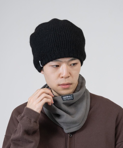 Gramicci（グラミチ）の「GRAMICCI  AJ NECK WARMER（ネックウォーマー/スヌード・メンズ・グレー/ネイビー・F）」の19枚目の写真