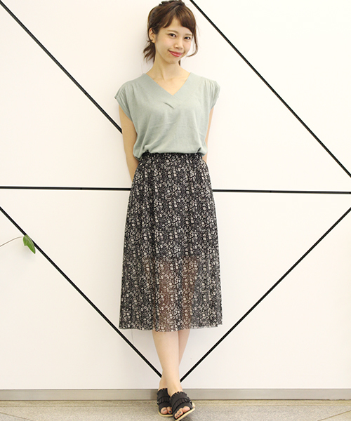 Kastane（カスタネ）の「【Kastane】チュールスカート（スカート・レディース・その他16/オフホワイト/ブラック/ネイビー/その他・FREE）」の8枚目の写真