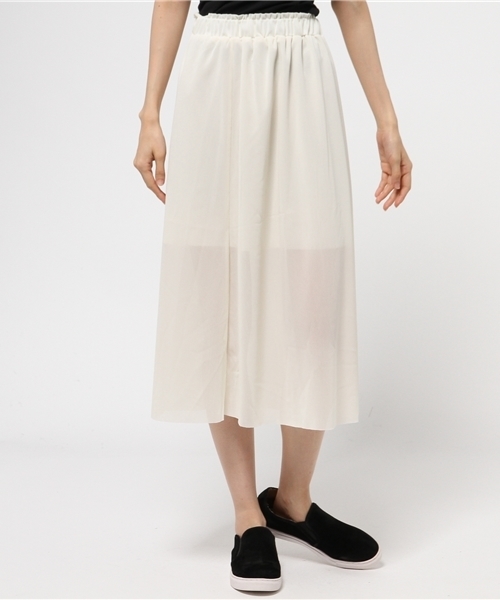 Kastane（カスタネ）の「【Kastane】チュールスカート（スカート・レディース・その他16/オフホワイト/ブラック/ネイビー/その他・FREE）」の2枚目の写真