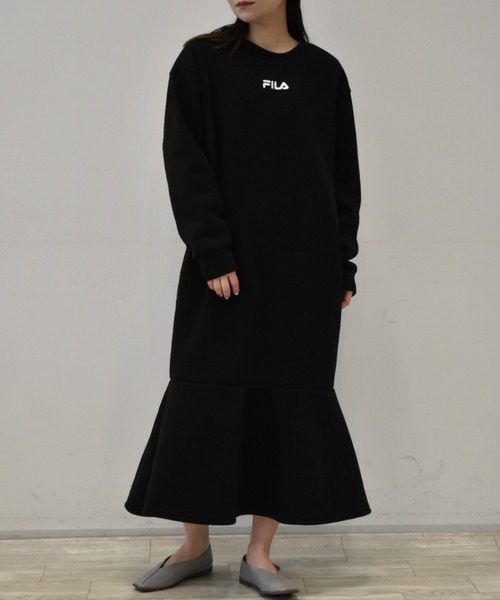 ＜ＦＩＬＡ/フィラ＞裾フレアーワンピース（ワンピース）｜FILA（フィラ）