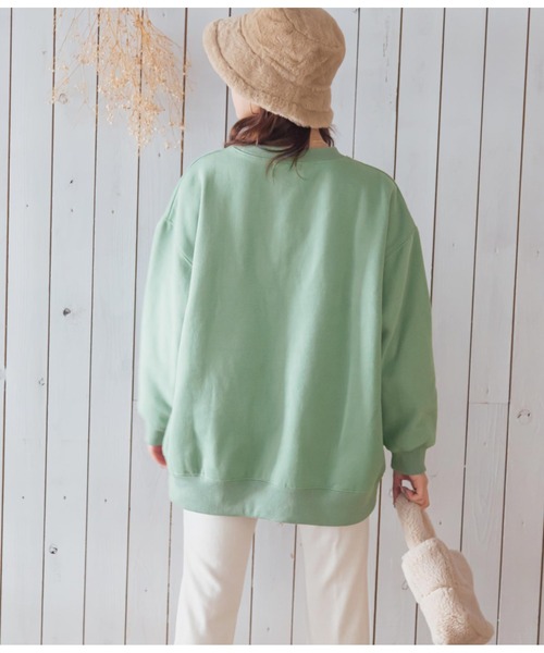 CHILLE（チル）の「ユニコーンプリント裏起毛スウェットプルオーバー（スウェット・レディース・アイボリー/ミント/ラベンダー・FREE）」の7枚目の写真