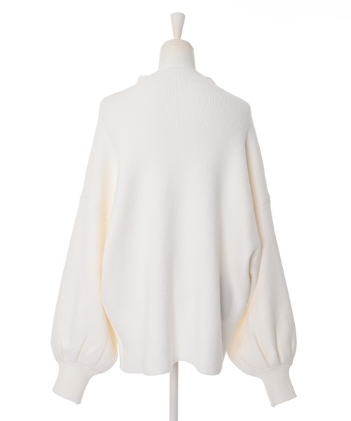 Narcissus(ナルシス)の「【Narcissus】バルーンニット(ニット/セーター・レディース・イエロー/ホワイト・FREE)」の4枚目の写真