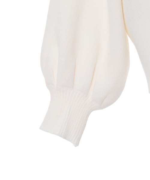 Narcissus(ナルシス)の「【Narcissus】バルーンニット(ニット/セーター・レディース・イエロー/ホワイト・FREE)」の6枚目の写真