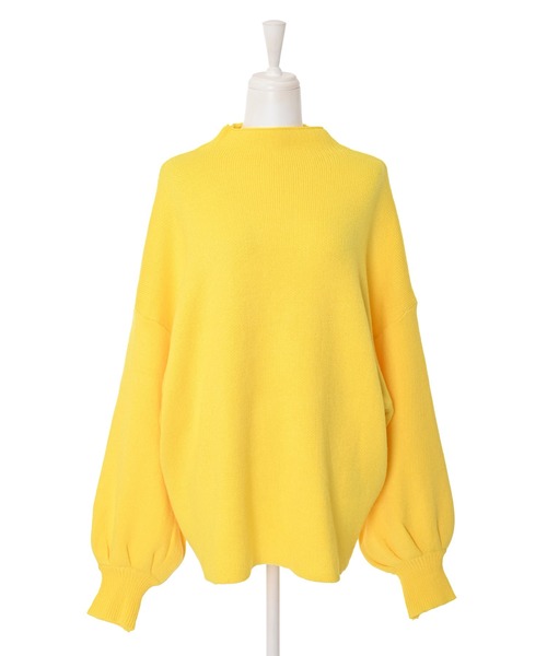 Narcissus(ナルシス)の「【Narcissus】バルーンニット(ニット/セーター・レディース・イエロー/ホワイト・FREE)」の9枚目の写真