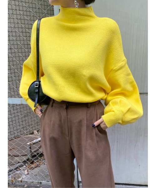 Narcissus(ナルシス)の「【Narcissus】バルーンニット(ニット/セーター・レディース・イエロー/ホワイト・FREE)」の16枚目の写真