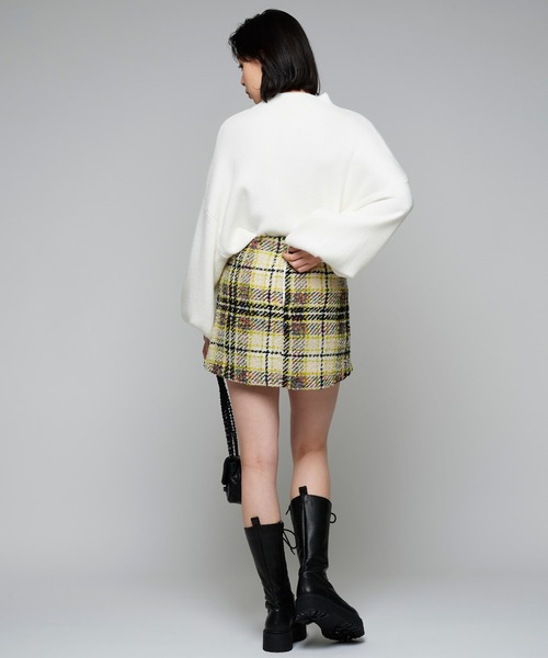 Narcissus(ナルシス)の「【Narcissus】バルーンニット(ニット/セーター・レディース・イエロー/ホワイト・FREE)」の18枚目の写真