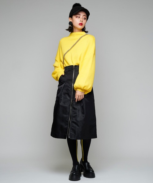 Narcissus(ナルシス)の「【Narcissus】バルーンニット(ニット/セーター・レディース・イエロー/ホワイト・FREE)」の14枚目の写真