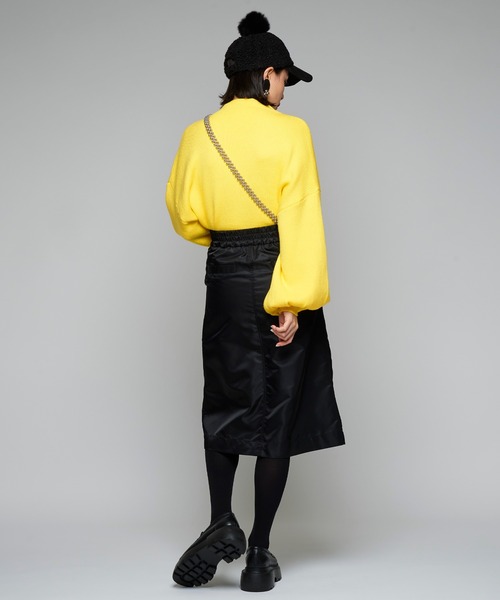 Narcissus(ナルシス)の「【Narcissus】バルーンニット(ニット/セーター・レディース・イエロー/ホワイト・FREE)」の15枚目の写真