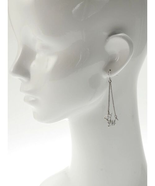 EATME（イートミー）の「E/Mロゴピアス（ピアス（両耳用）・レディース・ゴールド/シルバー・FREE）」の6枚目の写真