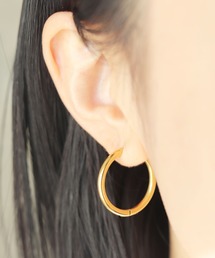 calmila | 金属アレルギー対応 8size展開/ユニセックスステンレスフープピアス(ピアス(両耳用))