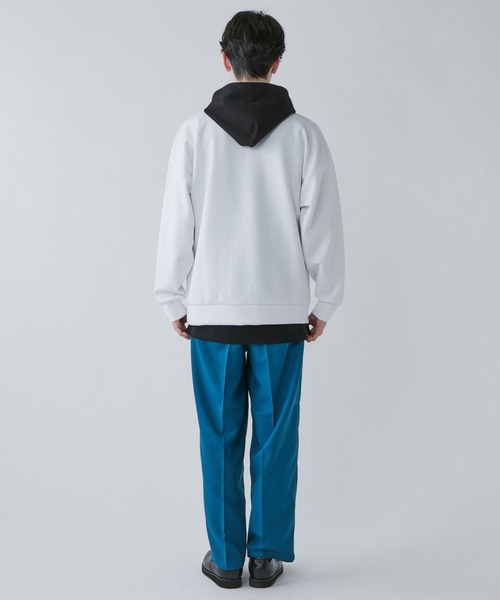 LUCY(ルーシー)の「LUCY/AIRFUNCTION ワンポイント刺繍プルパーカー(パーカー・メンズ・ブラック/ベージュ/ホワイト・MEDIUM/LARGE)」の7枚目の写真