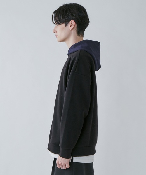 LUCY(ルーシー)の「LUCY/AIRFUNCTION ワンポイント刺繍プルパーカー(パーカー・メンズ・ブラック/ベージュ/ホワイト・MEDIUM/LARGE)」の17枚目の写真