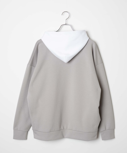 LUCY(ルーシー)の「LUCY/AIRFUNCTION ワンポイント刺繍プルパーカー(パーカー・メンズ・ブラック/ベージュ/ホワイト・MEDIUM/LARGE)」の22枚目の写真