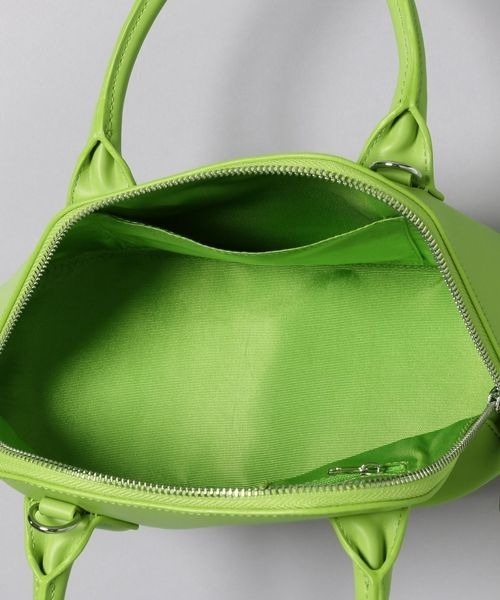JEANASIS（ジーナシス）の「ピラミッドミニボストン/182853（ボストンバッグ・レディース・グリーン/ブラック/ホワイト・FREE）」の10枚目の写真