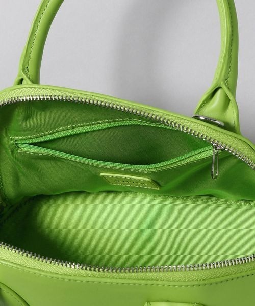 JEANASIS（ジーナシス）の「ピラミッドミニボストン/182853（ボストンバッグ・レディース・グリーン/ブラック/ホワイト・FREE）」の11枚目の写真