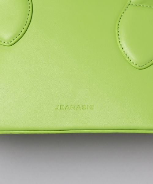 JEANASIS（ジーナシス）の「ピラミッドミニボストン/182853（ボストンバッグ・レディース・グリーン/ブラック/ホワイト・FREE）」の14枚目の写真