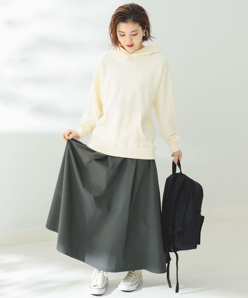 B:MING by BEAMS（ビーミングバイビームス）の「B:MING by BEAMS / タイプライター タックスカート（スカート・レディース・スミクロ/ブルー系/ベージュ・SMALL/MEDIUM）」の6枚目の写真