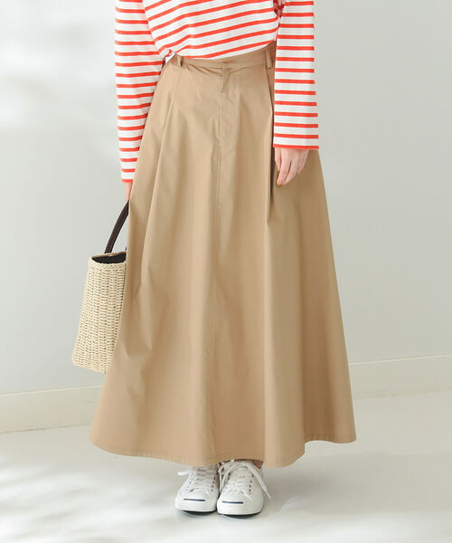 B:MING by BEAMS（ビーミングバイビームス）の「B:MING by BEAMS / タイプライター タックスカート（スカート・レディース・スミクロ/ブルー系/ベージュ・SMALL/MEDIUM）」の10枚目の写真