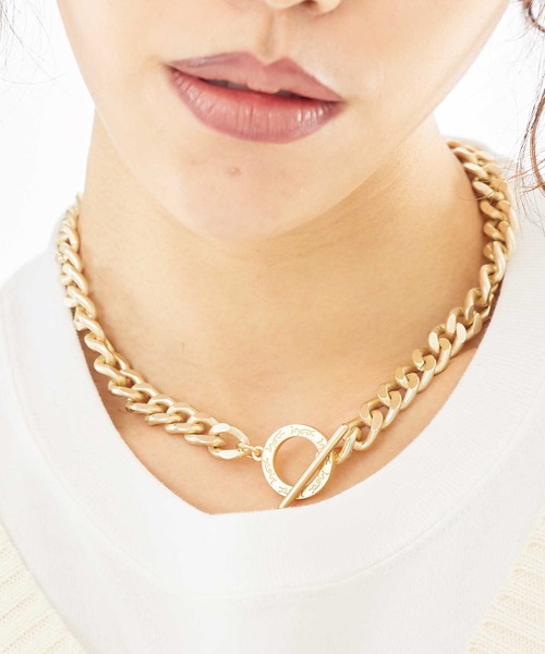 X-girl（エックスガール）の「CHAIN NECKLACE（ネックレス・レディース・シルバー/ゴールド・ONE SIZE）」の11枚目の写真