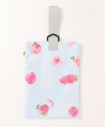 hakka kids（ハッカキッズ）の「カモミールピーチプリントシューズケース（エコバッグ/サブバッグ）」