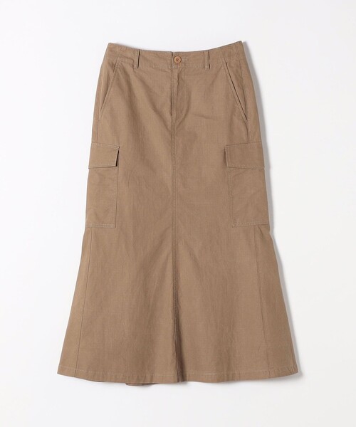 SHIPSany:〈洗濯機可能〉リップストップワークマーメイドスカート