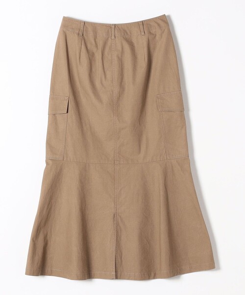 SHIPSany:〈洗濯機可能〉リップストップワークマーメイドスカート