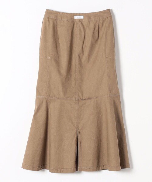 SHIPSany:〈洗濯機可能〉リップストップワークマーメイドスカート