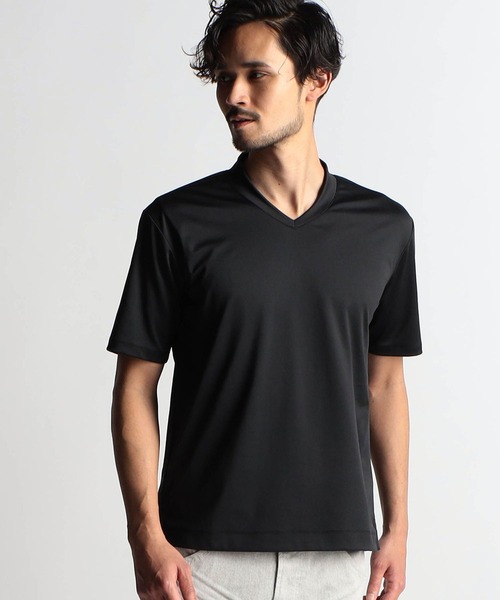 NICOLE CLUB FOR MEN（ニコルクラブフォーメン）の「アラカルトポンチ半袖Tシャツ（Tシャツ/カットソー・メンズ・オフホワイト/ホワイト系/その他/ブラック・LARGE/MEDIUM/X-LARGE）」の3枚目の写真