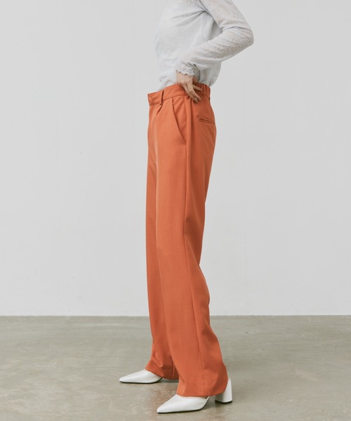 FEKETE（フェケテ）の「HIGH-WAISTED SUMMER WIDE TROUSERS / ハイウエストサマーワイドスラックス（スラックス・メンズ・オレンジ/ブラック/グレー・SMALL/MEDIUM/LARGE）」の9枚目の写真