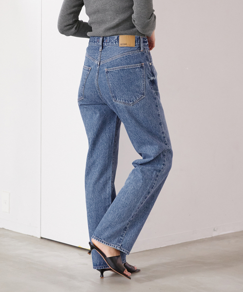 VERMEIL par iena(ヴェルメイユパーイエナ)の「【NEEDBY/二―ドバイ】HERITAGE 80's joe(デニムパンツ・レディース・ネイビー・26/27/28)」の10枚目の写真