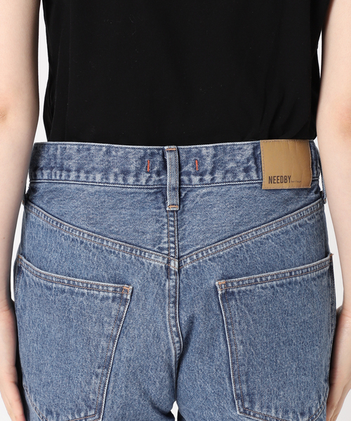VERMEIL par iena(ヴェルメイユパーイエナ)の「【NEEDBY/二―ドバイ】HERITAGE 80's joe(デニムパンツ・レディース・ネイビー・26/27/28)」の22枚目の写真
