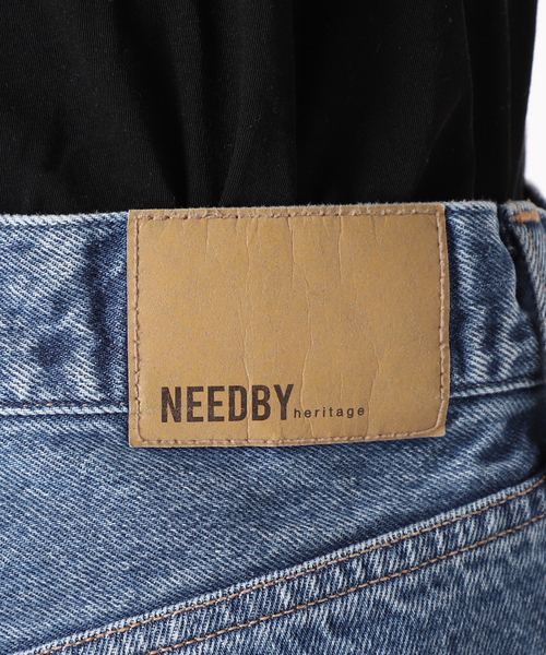 VERMEIL par iena(ヴェルメイユパーイエナ)の「【NEEDBY/二―ドバイ】HERITAGE 80's joe(デニムパンツ・レディース・ネイビー・26/27/28)」の15枚目の写真