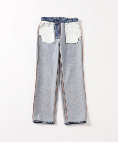 VERMEIL par iena(ヴェルメイユパーイエナ)の「【NEEDBY/二―ドバイ】HERITAGE 80's joe(デニムパンツ・レディース・ネイビー・26/27/28)」の9枚目の写真