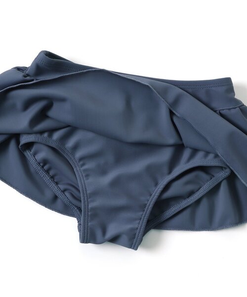 Ampersand（アンパサンド）の「チェック柄　セパレート水着_UVカット（水着・キッズ・ブラック/イエロー・100/110/120/90/80/130/140）」の7枚目の写真