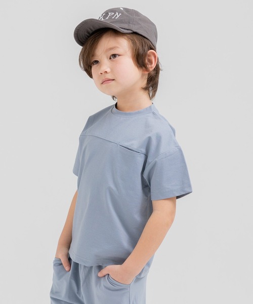 chil2(チルツー)の「ドライストレッチ 半袖Tシャツ(Tシャツ/カットソー・キッズ・ブルー/ブラック/ピンク/ホワイト/ライトグリーン・90cm/100cm/110cm/120cm/130cm/140cm/150cm/160cm)」の4枚目の写真