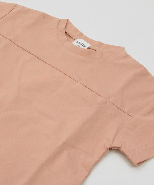 chil2(チルツー)の「ドライストレッチ 半袖Tシャツ(Tシャツ/カットソー・キッズ・ブルー/ブラック/ピンク/ホワイト/ライトグリーン・90cm/100cm/110cm/120cm/130cm/140cm/150cm/160cm)」の7枚目の写真