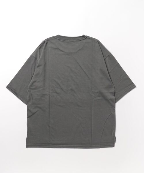 STYLEBLOCK(スタイルブロック)の「冷感加工天竺BIGTシャツ(Tシャツ/カットソー・メンズ・ブルー系その他/グリーン/ブラック/オレンジ/グレー系その他/ホワイト/チャコール/イエロー・M/L/LL)」の9枚目の写真