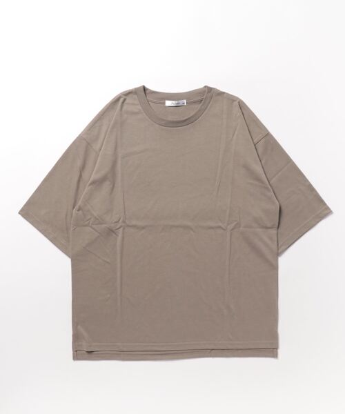 STYLEBLOCK(スタイルブロック)の「冷感加工天竺BIGTシャツ(Tシャツ/カットソー・メンズ・ブルー系その他/グリーン/ブラック/オレンジ/グレー系その他/ホワイト/チャコール/イエロー・M/L/LL)」の12枚目の写真