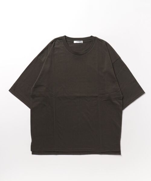 STYLEBLOCK(スタイルブロック)の「冷感加工天竺BIGTシャツ(Tシャツ/カットソー・メンズ・ブルー系その他/グリーン/ブラック/オレンジ/グレー系その他/ホワイト/チャコール/イエロー・M/L/LL)」の14枚目の写真