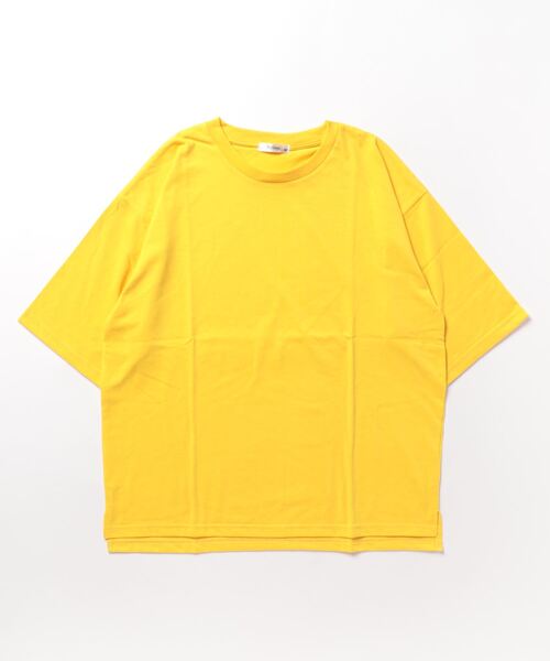 STYLEBLOCK(スタイルブロック)の「冷感加工天竺BIGTシャツ(Tシャツ/カットソー・メンズ・ブルー系その他/グリーン/ブラック/オレンジ/グレー系その他/ホワイト/チャコール/イエロー・M/L/LL)」の16枚目の写真