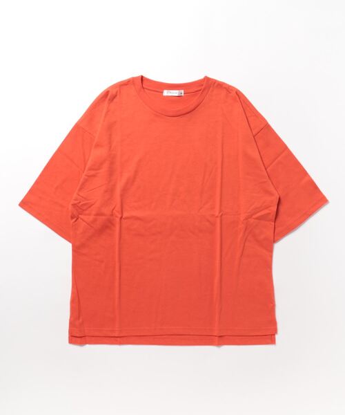 STYLEBLOCK(スタイルブロック)の「冷感加工天竺BIGTシャツ(Tシャツ/カットソー・メンズ・ブルー系その他/グリーン/ブラック/オレンジ/グレー系その他/ホワイト/チャコール/イエロー・M/L/LL)」の17枚目の写真