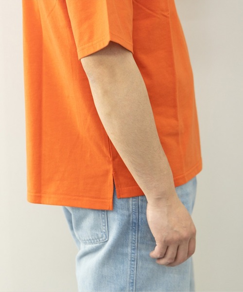 STYLEBLOCK(スタイルブロック)の「冷感加工天竺BIGTシャツ(Tシャツ/カットソー・メンズ・ブルー系その他/グリーン/ブラック/オレンジ/グレー系その他/ホワイト/チャコール/イエロー・M/L/LL)」の20枚目の写真