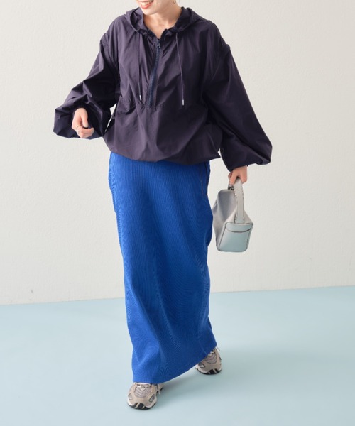 CIAOPANIC TYPY（チャオパニックティピー）の「マルチウェイナイロンオーバーサイズアノラック（ナイロンジャケット・レディース・ネイビー/ベージュ/ホワイト・ONE SIZE）」の8枚目の写真