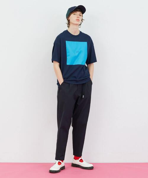 FRAPBOIS(フラボア)の「【WEB限定カラー:ホワイト×パープル、ブルー、ネイビー】テイストT(Tシャツ/カットソー・レディース・ホワイト×パープル/ピンク系その他/ブルー/ブラック/ホワイト×ピンク/ネイビー・2/1)」の12枚目の写真