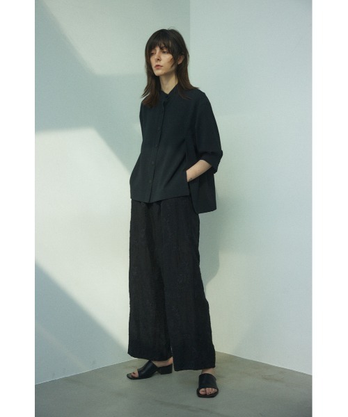 完売BLACK BY MOUSSYブラックバイマウジーシアースタンドカラーシャツ 完売BLACK BY MOUSSYブラックバイマウジーシアースタンドカラーシャツ