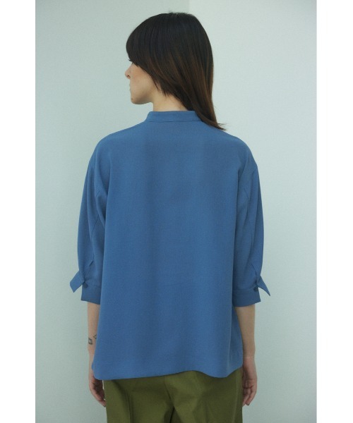 BLACK BY MOUSSY（ブラックバイマウジー）の「stand collar shirt