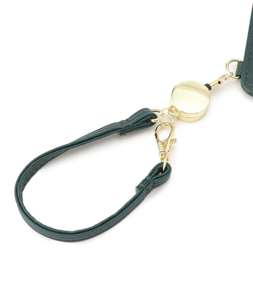 Ober Tashe（オーバータッシェ）の「新生活　通勤通学　角シボ合皮リール付きパスケース（その他・レディース・ブラック/アイボリー/グリーン・FREE）」の6枚目の写真